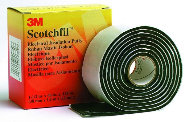 ARDEBO.de 3M ScotchFil 38x1,5sw Selbstverschweißendes Buthyl-Kautschuk-Band, schwarz, 38 mm x 1,5 m, 3 mm (80610833727)