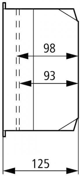 Eaton CI-K3-125-M Isolierstoffgehäuse CI-K3, H x B x T = 200 x 120 x 125 mm, + Montageplatte (206895)