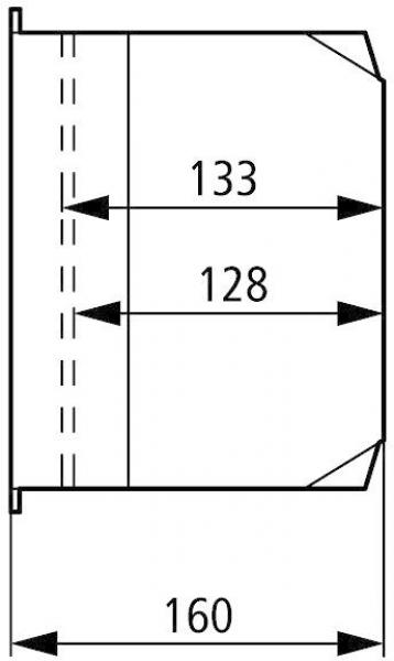 Eaton CI-K3-160-M Isolierstoffgehäuse CI-K3, H x B x T = 200 x 120 x 160 mm, + Montageplatte (206896)