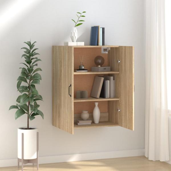 ARDEBO.de - Hängeschrank Sonoma-Eiche 69,5x34x90 cm Holzwerkstoff