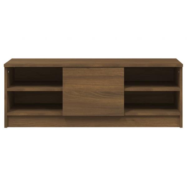 TV-Schrank Braun Eichen-Optik 102x35,5x36,5 cm Holzwerkstoff