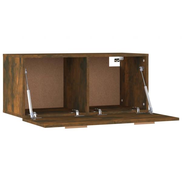 Wandschrank Räuchereiche 80x35x36,5 cm Holzwerkstoff