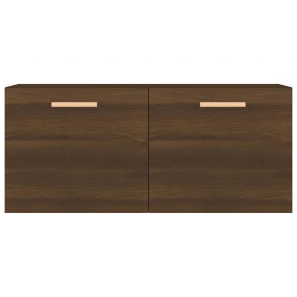 Wandschrank Braun Eichen-Optik 80x35x36,5cm Holzwerkstoff