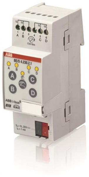 ARDEBO.de ABB BE/S 4.230.2.1 Binäreingang, 4F, 10-230V, 2TE (2CDG110091R0011)