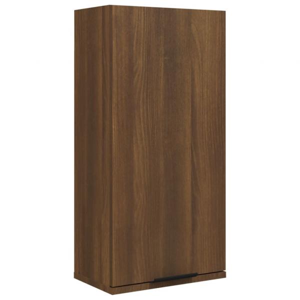 Wand-Badschrank Braun Eichen-Optik 32x20x67 cm