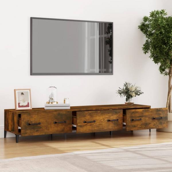 TV-Schrank Räuchereiche 150x34,5x30 cm Holzwerkstoff