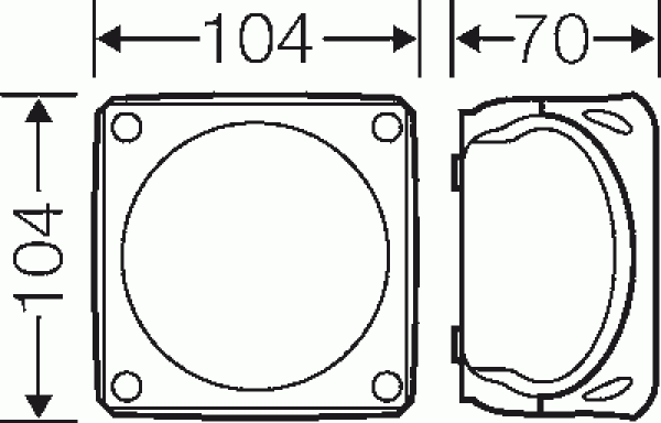 Hensel KF0400G Kabelabzweigkasten bis 4 mm²