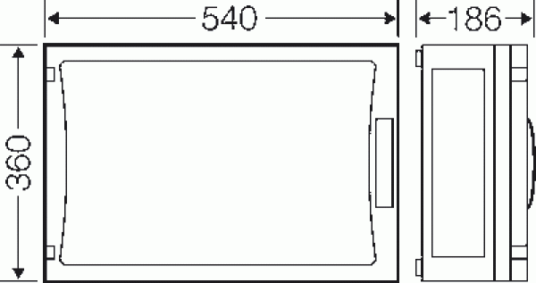 Hensel FP0450 Leergehäuse