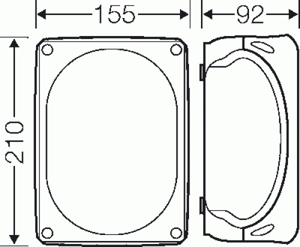 Hensel KF1616G Kabelabzweigkasten 6-16 mm²