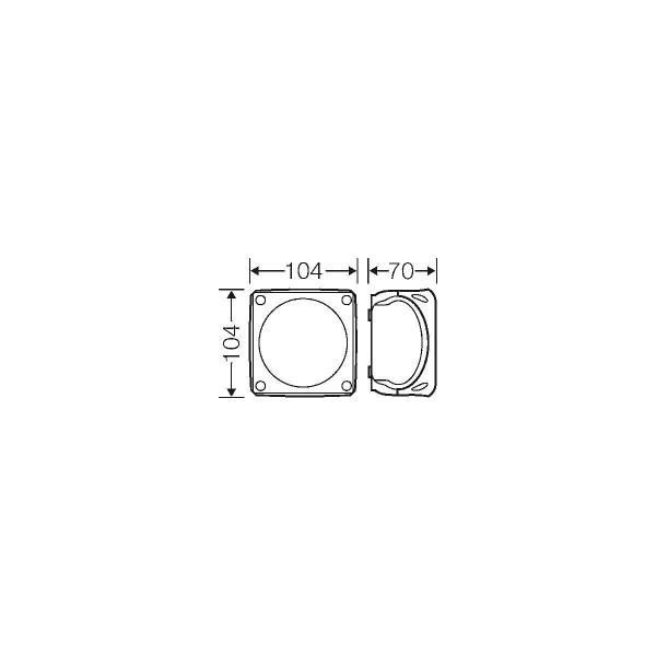 Hensel WP0404G Kabelabzweigkasten 1,5-4 mm²