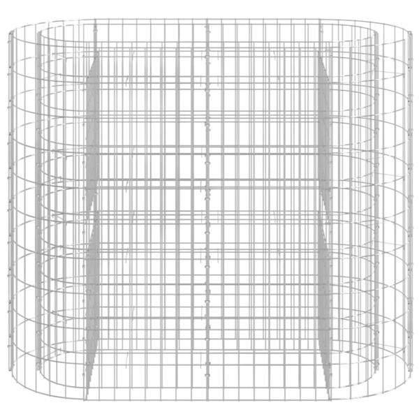 Gabionen-Hochbeet Verzinktes Eisen 120x50x100 cm