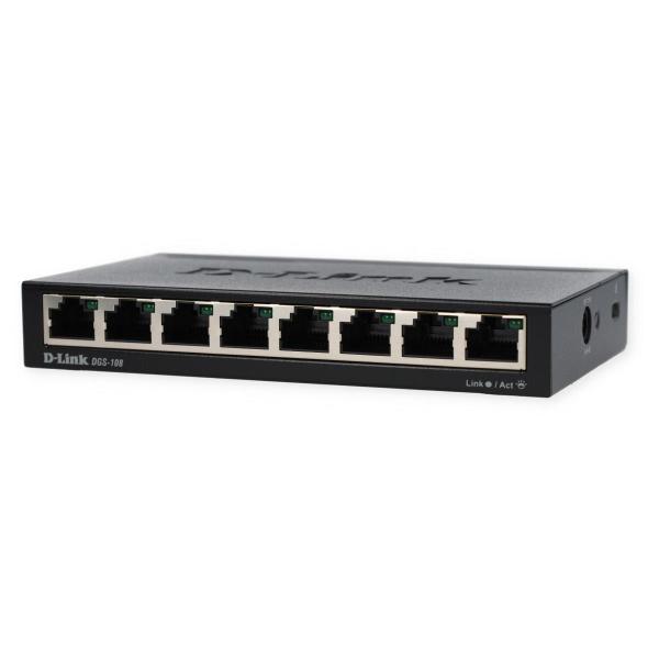 D-Link 8-Port Gigabit Switch (DGS-108/E)