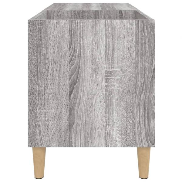 Plattenschrank Grau Sonoma 84,5x38x48 cm Holzwerkstoff