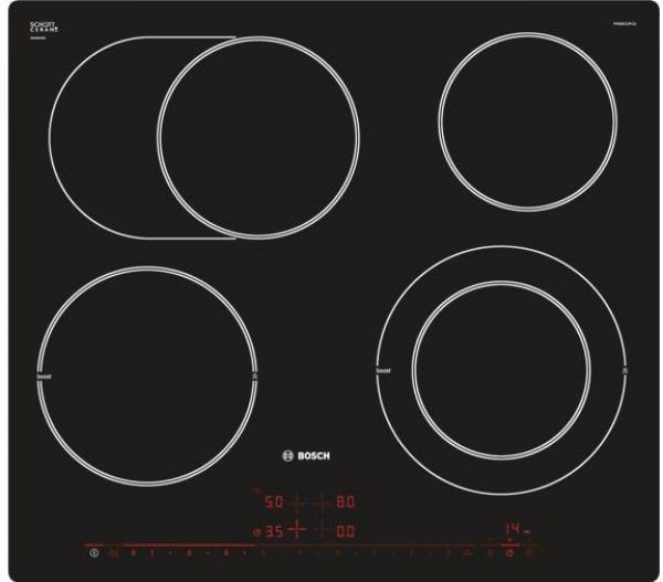 ARDEBO.de Bosch PKN601DP1D Serie 8 Autarkes Glaskeramik Kochfeld, Glaskeramik, 60 cm breit, flächenbündig, DirectSelect Premium