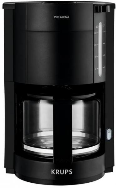 ARDEBO.de Krups Proaroma Filterkaffeemaschine, 1050 W, 1,25l, 10-15 Tassen, Schwenkfilter, schwarz