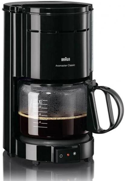 ARDEBO.de Braun Aromaster Classic KF 47 Kaffeemaschine, 1000 W, 10 Tassen, Abschaltautomatik, Tropf-Stopp, schwarz