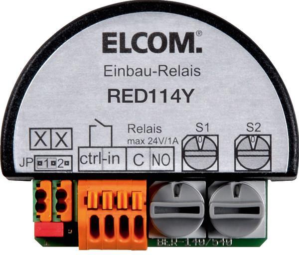 ARDEBO.de Elcom Schaltrelais 1-fach, mit Eingang, UP, 2-Draht, schwarz