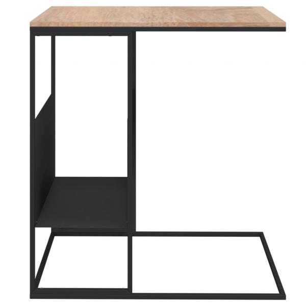 Beistelltisch Schwarz 55x36x59,5 cm Holzwerkstoff