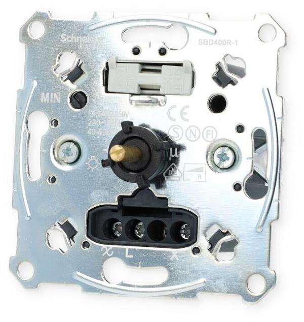 ARDEBO.de Elso ELG174101 Dimmer-Einsatz Phasenanschnitt Druckausscchalter 40, 400W, Einsätze