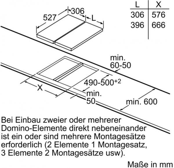 Bosch HEZ394301 Verbindungsleiste