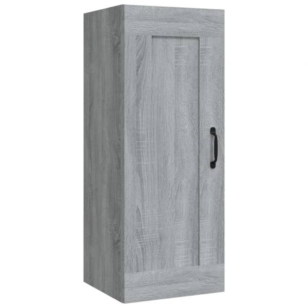 Hängeschrank Grau Sonoma 35x34x90 cm Holzwerkstoff