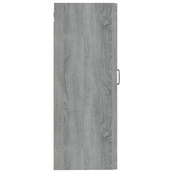 Hängeschrank Grau Sonoma 35x34x90 cm Holzwerkstoff