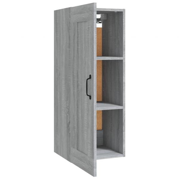 Hängeschrank Grau Sonoma 35x34x90 cm Holzwerkstoff