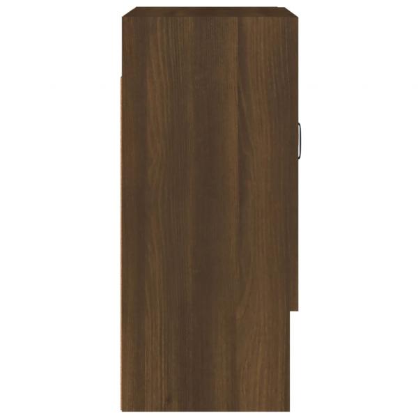 Wandschrank Braun Eichen-Optik 60x31x70 cm Holzwerkstoff