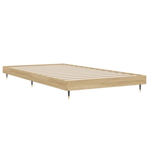 Bettgestell Sonoma-Eiche 90x200 cm Holzwerkstoff