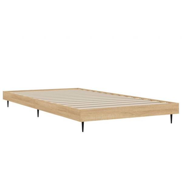 Bettgestell Sonoma-Eiche 90x200 cm Holzwerkstoff