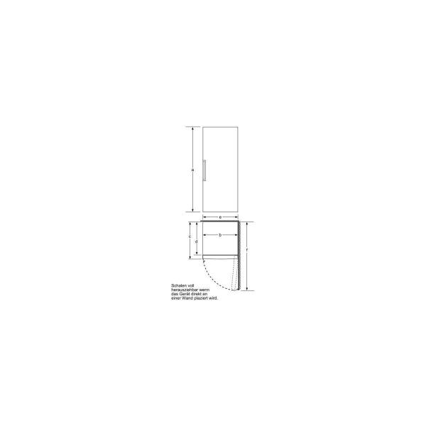 Bosch GSN58AWDV Serie 6 Stand Gefrierschrank, 70cm breit, 366 L, NoFrost, IceTwister, weiß