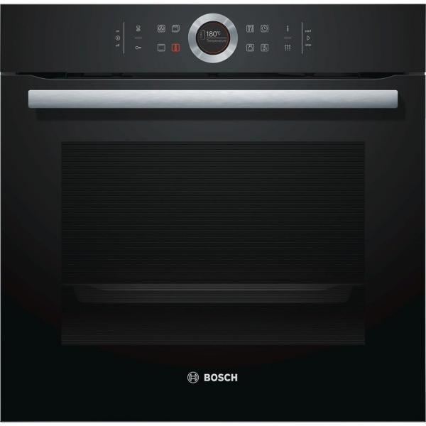 ARDEBO.de Bosch HBG675BB1 Serie 8 EEK: A+ Einbaubackofen, 56 cm breit, 71 l, 4D Heißluft, AutoPilot 10, Pyrolyse, schwarz