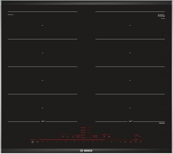 ARDEBO.de Bosch PXX675DC1E Autarke Induktionskochfeld, Glaskeramik, 60 cm breit, dekorlos, PerfectFry, schwarz