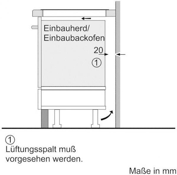 Bosch PXX675DC1E Autarke Induktionskochfeld, Glaskeramik, 60 cm breit, dekorlos, PerfectFry, schwarz