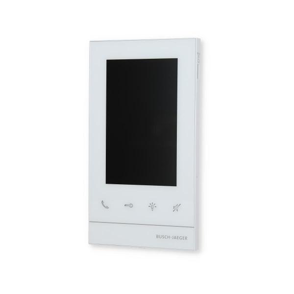 Busch-Jaeger 83222 U-611 Busch-Welcome® Innenstation Video mit 12,6 cm (5"") Touch-Display, weiß (2CKA008300A0480)