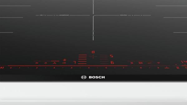 Bosch PXV975DV1E Serie 8 Induktionskochfeld, Glaskeramik, 90 cm breit, Alurahmen, Home Connect, DirectSelect Premium