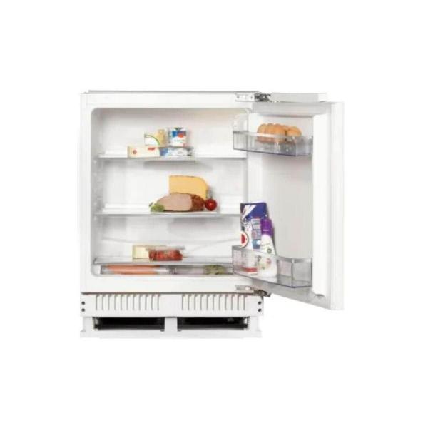 Amica UVKSS 351 900 Unterbau-Kühlschrank, Nischenhöhe: 82,5 cm, 135 L, Festtür, Automatische Abtauung, LED-Beleuchtung, weiß