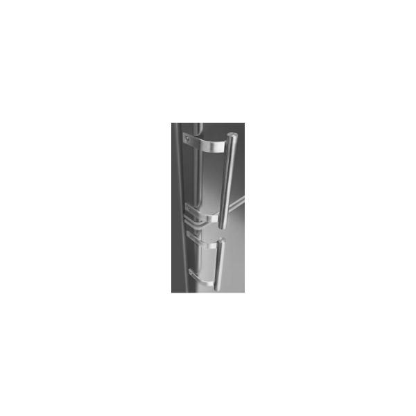 Amica KGC 384 110 E Stand Kühl-Gefrierkombination, 52cm breit, 148 cm hoch, 138 L, Automatische Abtauung, 2 Ablagen, Edelstahloptik