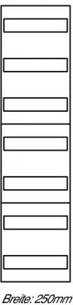 ARDEBO.de Eaton ZSD-V17 Verteilerfeld, 7-reihig, H=1050mm (226614)