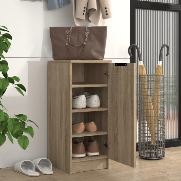 Schuhschrank Sonoma-Eiche 30x35x70 cm Holzwerkstoff