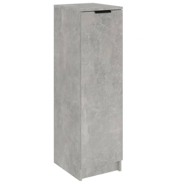 Schuhschrank Betongrau 30x35x100 cm Holzwerkstoff