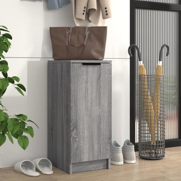 ARDEBO.de - Schuhschrank Grau Sonoma 30x35x70 cm Holzwerkstoff