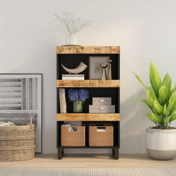 ARDEBO.de - Beistellschrank 60x33x107 cm Massivholz Mango