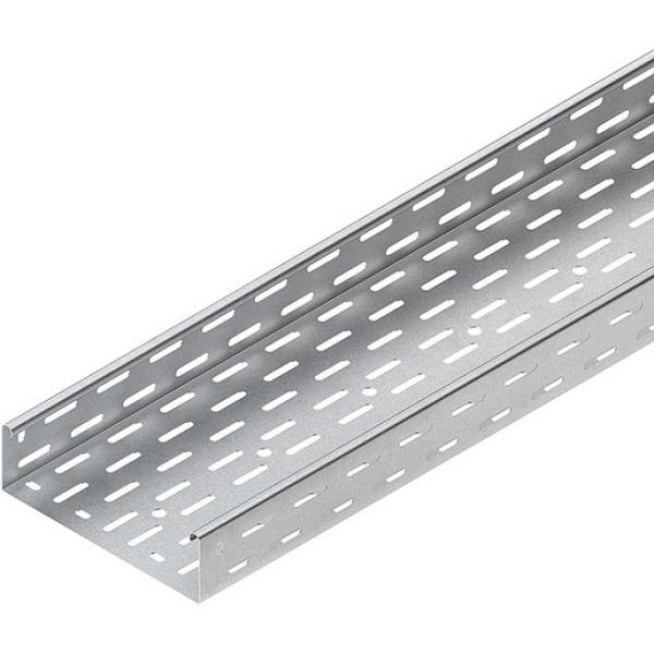 Niedax RL 60.100 F Kabelrinne, 60x100x3000 mm, t=0,9 mm, gelocht, Stahl, feuerverzinkt  (Menge: 3 m je Bestelleinheit)