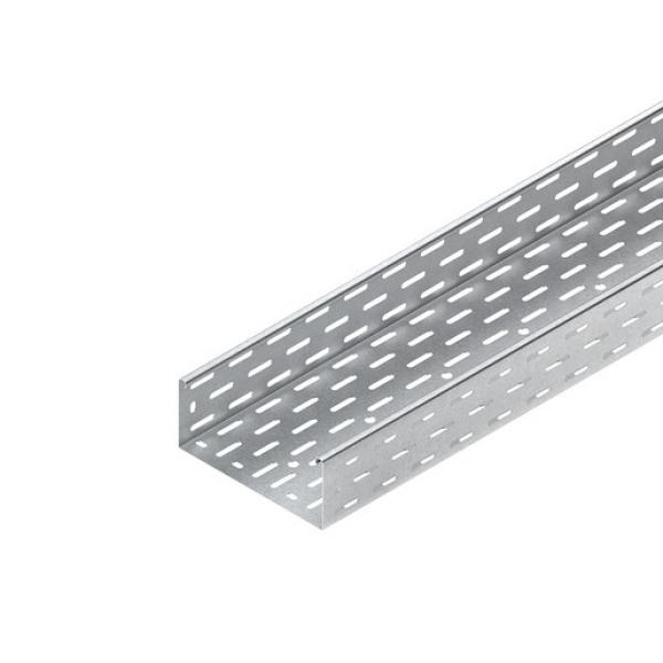 Niedax RL 85.200 Kabelrinne, 85x200x3000 mm, t=1,0 mm, gelocht, Stahl, bandverzinkt DIN (Menge: 3 m je Bestelleinheit)