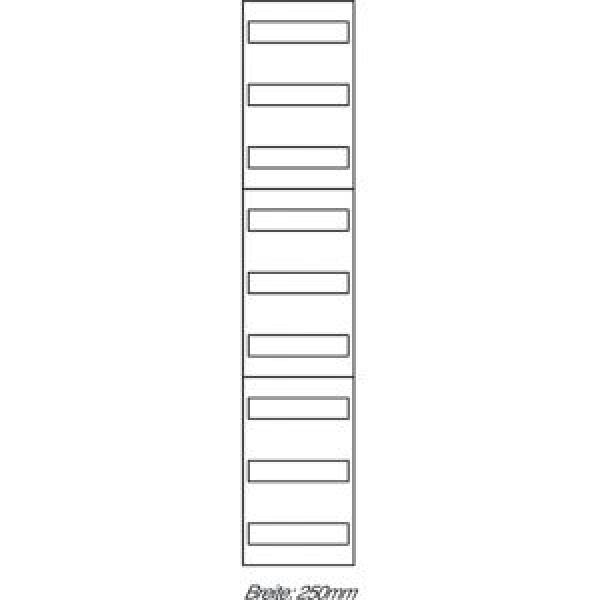 Eaton Electric ZSD-V19 Verteilerfeld, 9-reihig, H=1350mm