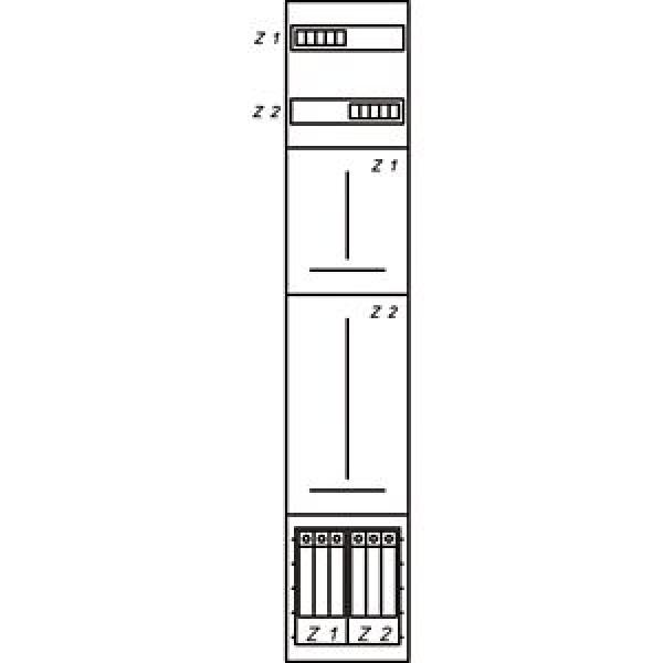 Eaton Electric ZSD-Z19A1073 Zählerfeld, 1-feldrig, vorbereitet, Version Z19A1073