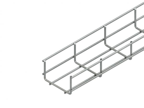 ARDEBO.de - GRS 60.100 E3 Gitterrinne, U-förmig, 60x100x3000 mm, Draht-Ø 4,5 mm, Edelstahl, 