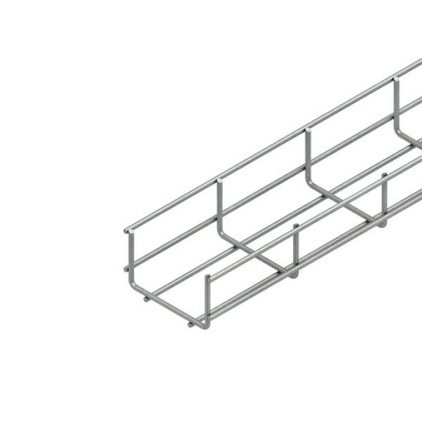 Niedax GRS 60.100 E3 Gitterrinne, U-förmig, 60x100x3000 mm, Draht-Ø 4,5 mm, Edelstahl,  (Menge: 3 m je Bestelleinheit)