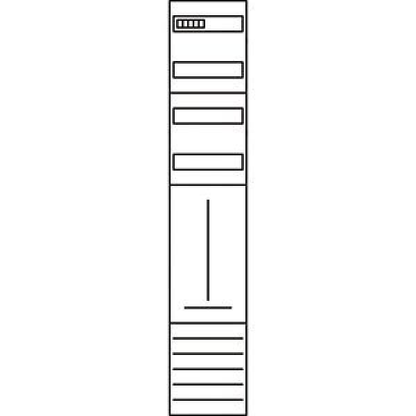 Eaton Electric ZSD-N19A1072 Zählerfeld, 1-feldrig, vorbereitet, Version N19A1072